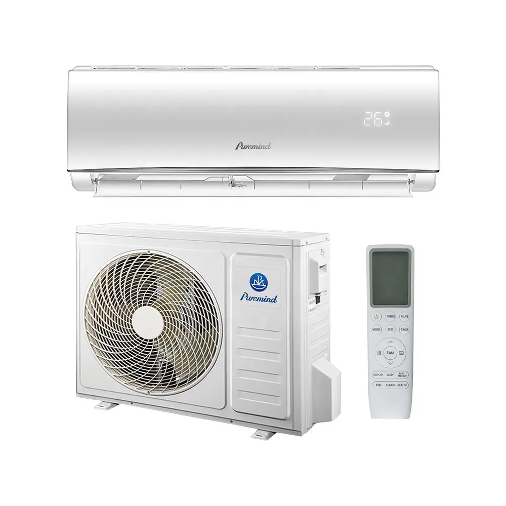 Puremind Schlussverkauf 12000 BTU geteiltes Wechselstromgerät Klimaanlage Kühlung ausschließlich WLAN-Steuerung Klimaanlagensystem intelligenter Klimaanlage