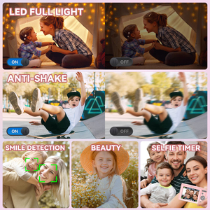 กล้องดิจิตอล SONIDA ของขวัญคริสต์มาส ความละเอียด 48MP HD 1080p ซูมออปติคอล 16 เท่า บันทึกภาพยิ้มได้ ขนาดเล็ก น่ารัก วิดีโอเด็ก กล้องดิจิตอลขนาดเล็ก - Product Image 5
