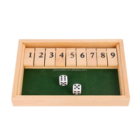 Jeu de société en bois pour adultes, jeu de cartes numérique à retourner, jeu de combat, jouets à base de vin, fournitures de bar pour les loisirs, divertissement, jeu de fête