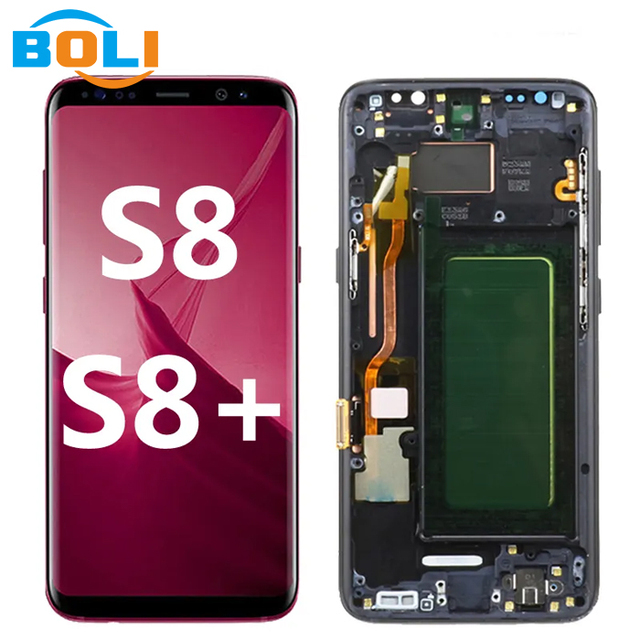 Brand New OEM Display Lcd Touch Screen With Frame for Samsung S8 Original Lcd for Samsung galaxy S8 S8plus Screen Replacement