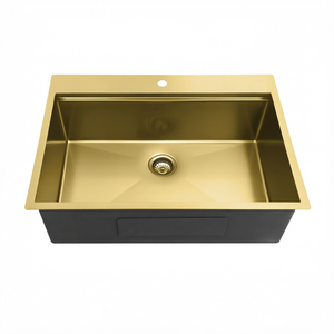 Évier de cuisine artisanal le plus vendu pour usage domestique, évier de cuisine cascade à cuve unique - Product Image 1