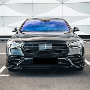 Pour Mercedes Classe S W223 2021-2022 : Nouveau kit de carrosserie en PP, style B, comprenant lèvre de pare-chocs <span class=keywords><strong>avant</strong></span>, diffuseur arrière et jupes latérales (convertis). - Product Image 3