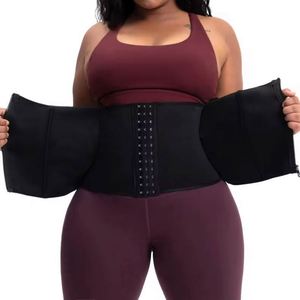 Ceinture amincissante respirante en nylon/coton pour femme, gaine ventrale sculptante pour la perte de poids, corset de maintien quotidien - Product Image 2