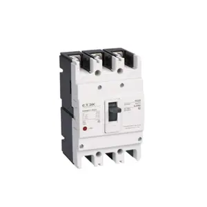 ETEK MCCB Disjoncteur thermo-magnétique DC 2P 250A 20KA 1000VDC avec TUV Rheinland CB certifié CE