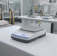 Balance électronique de laboratoire de haute précision 0,01g/0,001g, balance numérique avec plateau en acier inoxydable 304 et capacité de 100g à 6000g