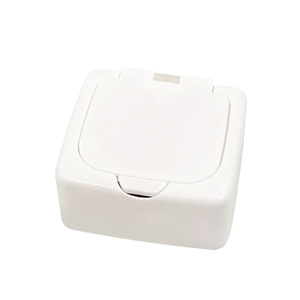 Caja para hisopos de algodón con tapa para protección contra el polvo; organizador para palillos de dientes e hilos de coser; caja de clasificación para escritorio; artículos varios - Product Image 5