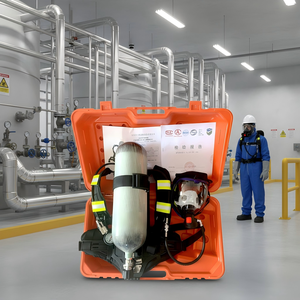 Appareil respiratoire autonome SCBA, cylindre en fibre de carbone 6-8L, 30Mpa, pression positive, équipement de lutte contre l'incendie - Product Image 5