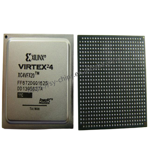 Puces SY Virtex-4 cellules logiques FX FPGA 20K XC4VFX20-11FF672C de bloc de processeur intégré - Product Image 1