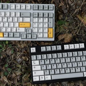 Tecsee กุญแจแบบโปรไฟล์ <span class=keywords><strong>gmk</strong></span> สีเทาด้านบน/ด้านข้างที่แกะสลักบน/ด้านข้างของอุตสาหกรรมหนัก - Product Image 5