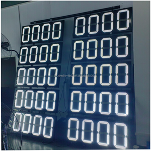 Tùy chỉnh hiển thị kỹ thuật số LED trạm xăng giá đăng 7 đoạn 12 quot inch LED Xăng hiển thị cho trạm xăng - Product Image 6
