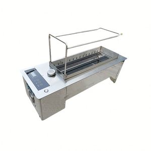 Máquina de Asar Comercial Eléctrica Automática Giratoria para Restaurante, Parrilla de Brochetas de Acero Inoxidable 304 con Seguridad contra Llamas, 13-14 Piezas - Product Image 1