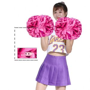 Pompones Personalizados con Diseño de Color para Animadoras, Pompones Escolares para Niñas - Product Image 3