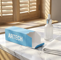Boîte d'emballage en papier personnalisée pour cosmétiques, cils, soins de la peau, crème pour le visage, boîte en carton imprimée