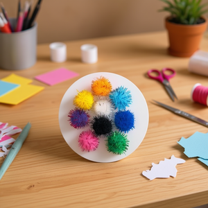 Il Bolita Pompon 3.0Cm Colori Misti per Decorazioni Artigianali - Product Image 3