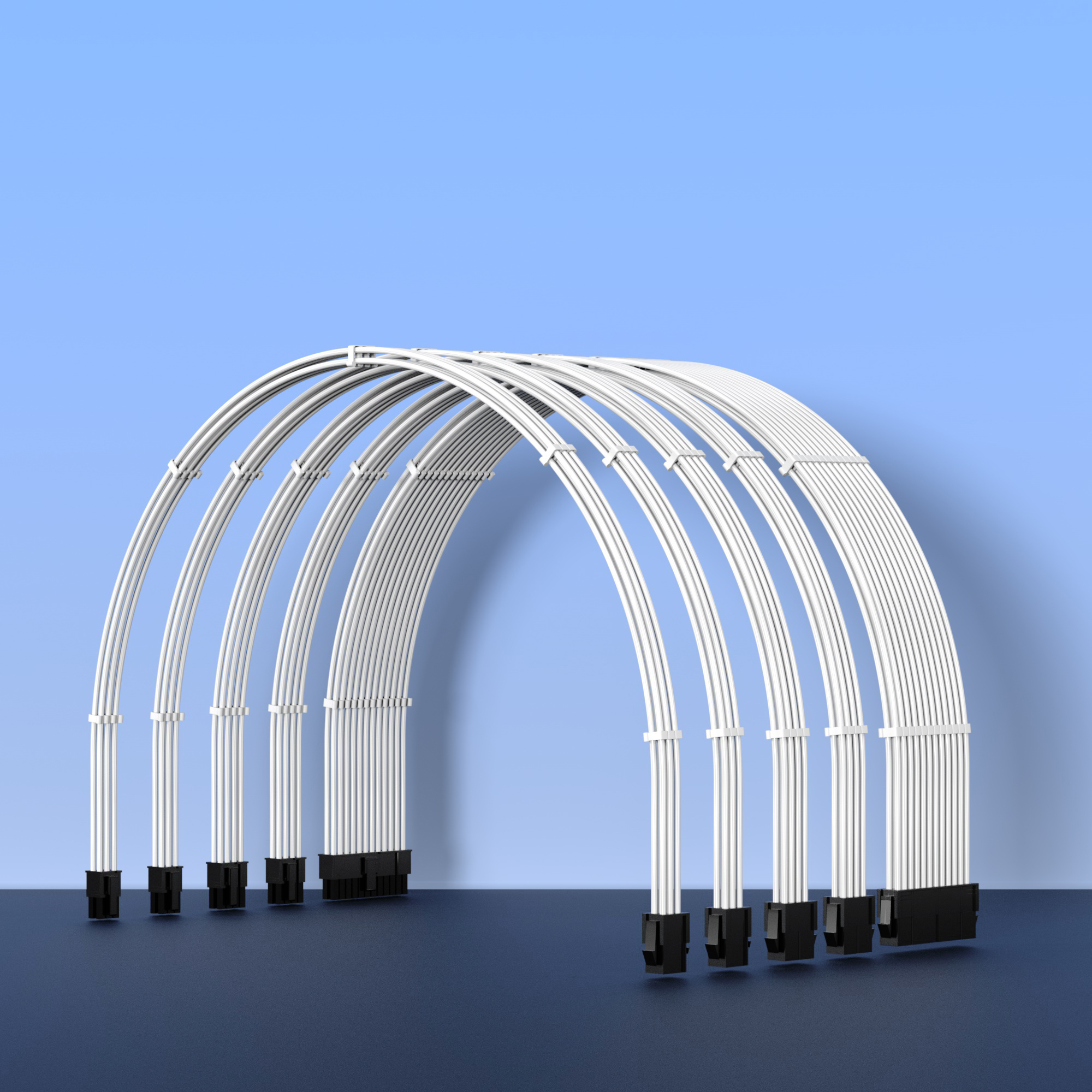 Плата ATX 24pin EPS CPU PCI-E EPS 12 В 8pin 4 + 4pin GPU 6 + 2pin комплект удлинителей кабеля питания PSU