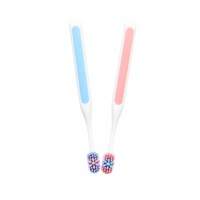 Brosse à dents personnalisée avec logo privé pour adultes, usage domestique, poils doux, brosses à dents pour appareils dentaires