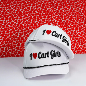 Casquette perforée personnalisée découpée au laser 5 panneaux imperméable Meli Hats Trucker Hat Curved Bill Performance Golf Hat With Mesh Rope - Product Image 4