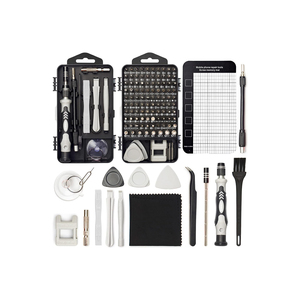 Kit de tournevis de précision magnétique 140-en-1 en acier au chrome-vanadium, multi-usage pour bricolage, réparation électronique OEM, avec étui pour montres - Product Image 1