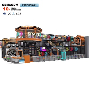 Parque Infantil Interior con Temática Espacial, Laberinto, Piscina de Pelotas, Trampolín, Tobogán - Product Image 2