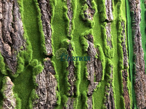 Corteza <span class=keywords><strong>de</strong></span> árbol Artificial decorativo <span class=keywords><strong>para</strong></span> interiores, piedras cubiertas <span class=keywords><strong>de</strong></span> <span class=keywords><strong>musgo</strong></span> verde <span class=keywords><strong>de</strong></span> imitación, Anti-UV, venta al por mayor - Product Image 2