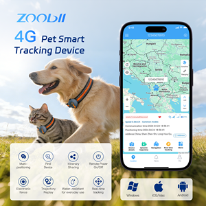 Профессиональный 4G LTE GPRS <span class=keywords><strong>GPS</strong></span> трекер для собак и детей, водонепроницаемый, беспроводной, с отслеживанием в реальном времени, безопасный, умный, GSM WIFI PC - Product Image 4