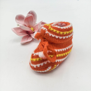 Chaussures Souples et Douces pour Bébé Unisexe Premiers <span class=keywords><strong>Pas</strong></span> |   Chaussons tricotés à la main pour bébé, en coton uni respirant, faciles à enfiler - Product Image 5