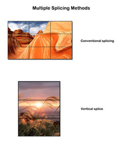 초소형 베젤 LCD 패널 3*4 4*4 비디오 월 고휘도 32 43 46 55 인치 4K 숫자 시그니그 디스플레이 LCD skd 키트 패널 - Product Image 4