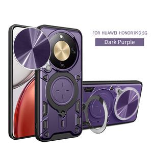 Funda Protectora para Teléfono con Anillo Magnético <span class=keywords><strong>de</strong></span> TPU y PC a Prueba <span class=keywords><strong>de</strong></span> Golpes, Protección Deslizante para la Lente, para <span class=keywords><strong>HONOR</strong></span> X9D 5G, MOQ 10 Piezas - Product Image 5