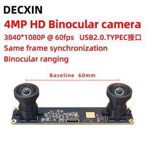 1080P Binocular Camera 4MP HD 60fps Synchronous Depth Detection <strong>USB</strong> Camera <strong>Module</strong> Without Driving. - Product Image 2