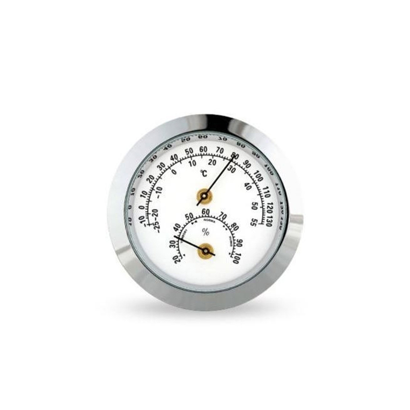 Mini Aluminium Clock Thermometer Barometer
