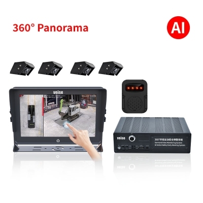 Factory Customized HD 1080P 360 Degree Truck Panoramic Camera System 3D Aerial View AI BSD 360 System