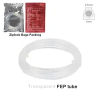 Tubo de PTFE para Impresora 3D Bambu Lab P1 X1 AMS A1 Mini P2S X2D A2L, Tubo Extrusor Bowden de 1.75mm DI, 2.5mm DI, 4mm DE, Piezas para Filamento