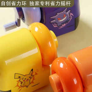 Sacapuntas manual Pokmon con manivela, diseño de Pikachu, para estudiantes, dibujo, uso en oficina, QPS906S5 - Product Image 3