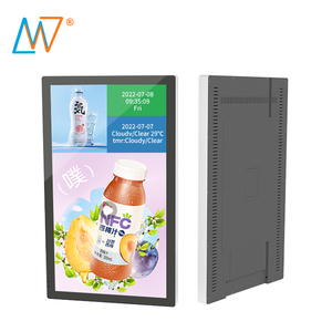 Barato Slim Wall Mount LCD TV Anuncios Reproductor multimedia 27 pulgadas Sistemas Android Monitor de señalización digital - Product Image 1
