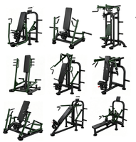 Machine de musculation commerciale OEM à levier réglable, robuste et de qualité professionnelle, pour la musculation des pectoraux et des bras, destinée aux distributeurs en gros
