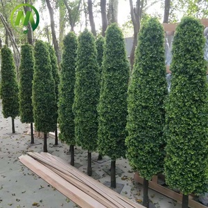 Seto Artificial de Alta Calidad <span class=keywords><strong>para</strong></span> Decoración, Plantas Topiarias, Bonsái Artificial de Thuja/Árbol de Ciprés Artificial <span class=keywords><strong>para</strong></span> Interiores y Exteriores - Product Image 1