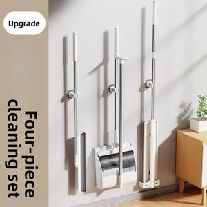 Set sapu pembersih rumah tangga 2-in-1, sapu penyapu wol lembut ajaib, sapu penebal penambah debu Toilet, penyeka bulu - Product Image 2