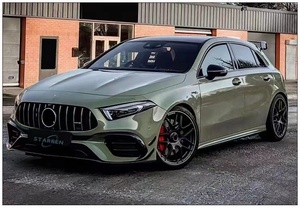 W177 Classe A 2019-2021 Mises à niveau Hatchback <span class=keywords><strong>A35</strong></span> A45 Amg Bodykit Diffuseur arrière Pare-chocs Calandre Jupes latérales pour <span class=keywords><strong>Mercedes</strong></span>-Benz - Product Image 5
