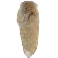 Porte-clés pendentif queue de renard en fausse fourrure extra-large, doux, écologique et durable, pour sac