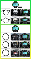 Radio Estéreo para Auto con Carplay de 9 Pulgadas, Reproductor de Video, GPS, Navegación para Auto, Android 15 para BMW Mini Cooper R56 R57 R58 R60 F54 F56 F60