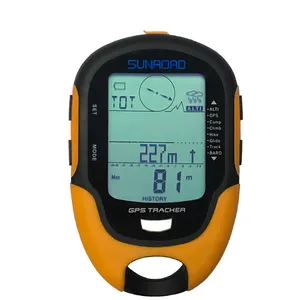 气压测量仪数字指南针全球定位系统跟踪器混合高度计手表高度计气压手表