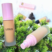 Fond de teint à faible quantité minimale de commande Maquillage personnalisé Fond de teint imperméable et mat pour tous les visages Meilleure qualité Vérifiez le nouveau fond de teint complet de qualité supérieure