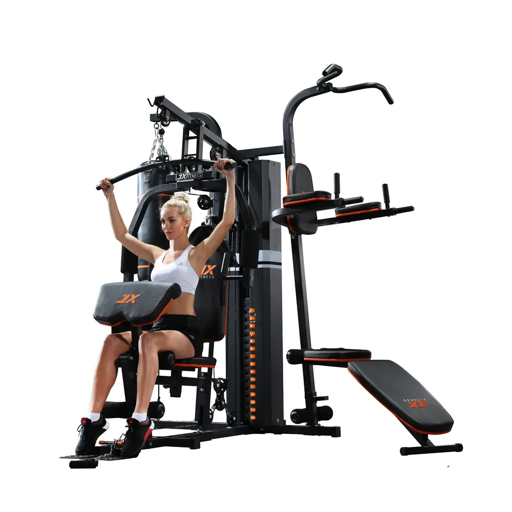 Kommerzielles Kraft training Multi Station Funktion Fitness studio Fitness geräte Lat Pull Down Maschine