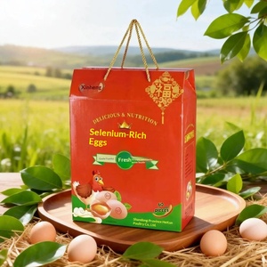 Custom Egg <b>Boxes</b> Handheld Kraft Paper Gift Cartons for Organic Eggs - Product Image 2