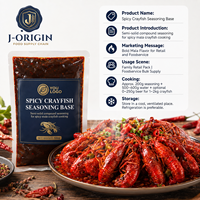 Base d'assaisonnement épicée pour écrevisses 500g, Sauce de cuisson Mala pour fruits de mer, Chongqing, Durée de conservation de 12 mois pour la restauration professionnelle OEM