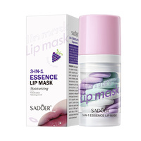 Masque Crème Lèvres Anti-gerçures 40g Hydratant Anti-irritation Saveur Fraise Raisin Essence 3-en-1