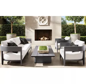 Factory sells modern outdoor garden aluminum sofa suit villa courtyard sofa hotel terrace leisure furniture