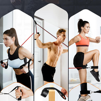 YETFUL Premium Pliable Push-Up Bar Board Personal Home Gym Dip Stands pour l'entraînement musculaire et l'exercice de la bande de résistance