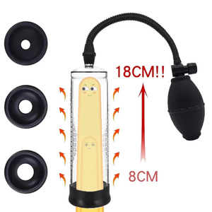 ペニス増大ポンプ　真空式　男性用セックストイ　長さ増大器具　男性用トレーニング　エロティックアダルトセクシー製品 - Product Image 3