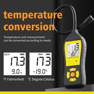 เครื่องดมกลิ่นก๊าซแบบพกพาค้นหาการรั่วไหลของก๊าซที่ติดไฟได้เช่นเครื่องตรวจจับก๊าซมีเทน LPG LNG - Product Image 4